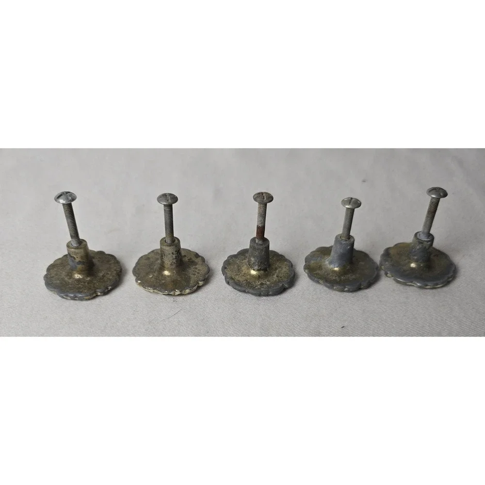 Amerock Provincial Drawer Cabinet Pulls Handles‎ Metal R.D.C.A. 1960 Set Of 5